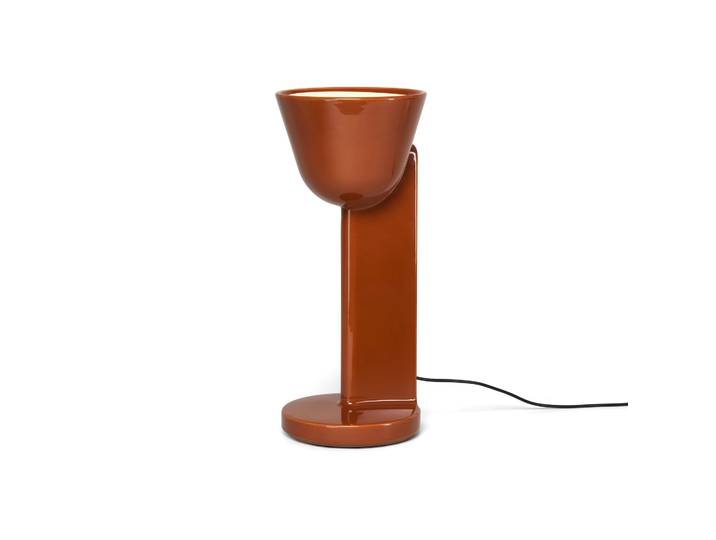 Flos Céramique Up Tischleuchte Rust red