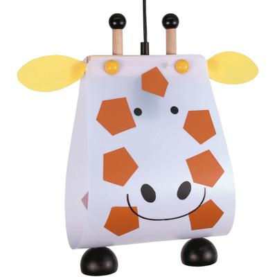 NIERMANN Hängeleuchte "Giraffe, Kinderlampe", braun (weiß, braun), 1, H: 20cm, 1 Stk., Leuchten, Pendelleuchte Giraffe, Kinderzimmer, Kinderlampe