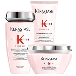 650ml Kérastase Genesis Hydra Nutri Trio Set (Shampoo 250ml + Conditioner 200ml + Mask 200ml)