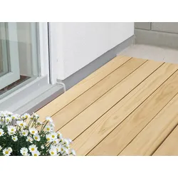 Accoya® Terrassendielen, 25x142 mm, A1, KD, glatt/egalisiert, seitlich genutet