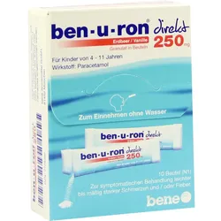 Ben-U-Ron Direkt 250mg Granulat Erdbeer/Vanille 10 ST