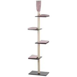Silvio Design Katzenbaum Lexie anthrazit -rosa