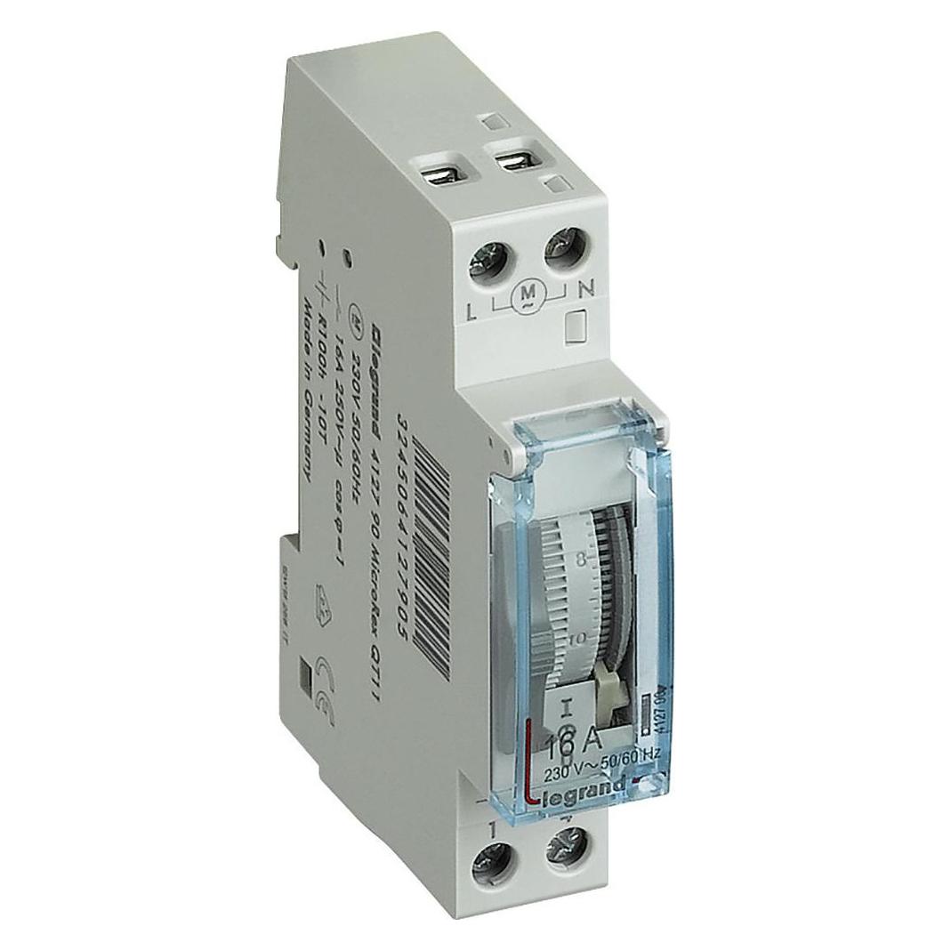 Legrand MicroRex QT11 230V 50-60Hz 412790 Tagesschaltuhr,quarz (412790)