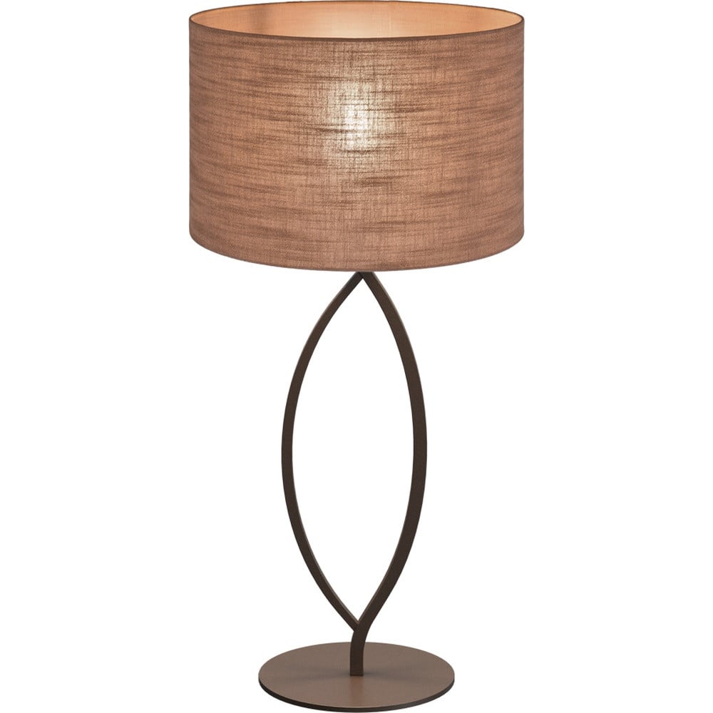 Masterlight Schemerlamp Terry Duno Cacao Bruin Ø 37cm
