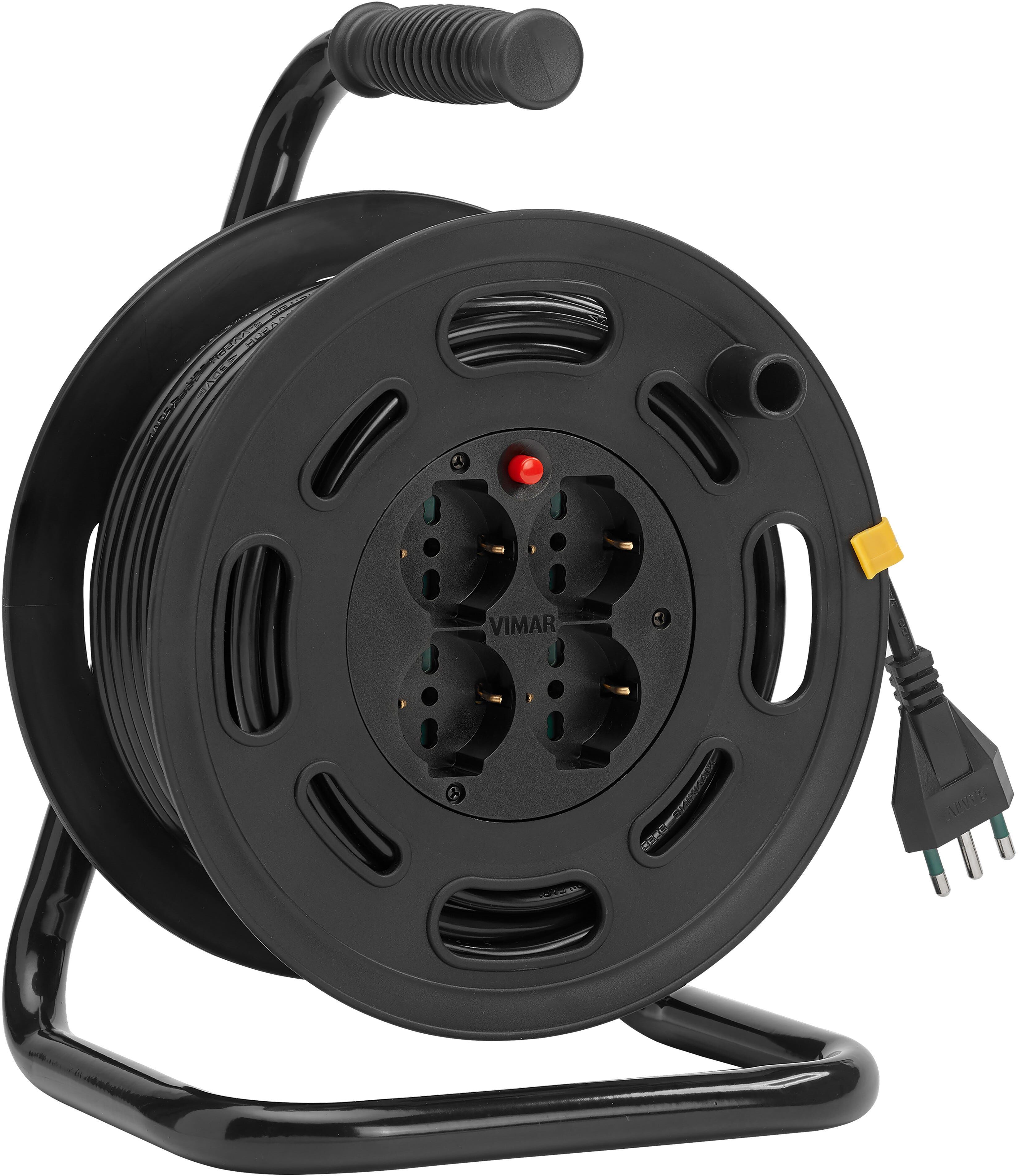 Vimar AVVOLGICAVO  4 PRESE 16A UNIVERSALI CON CAVO 30m 3X1,5 H05VVF CON DISGIUNTORE