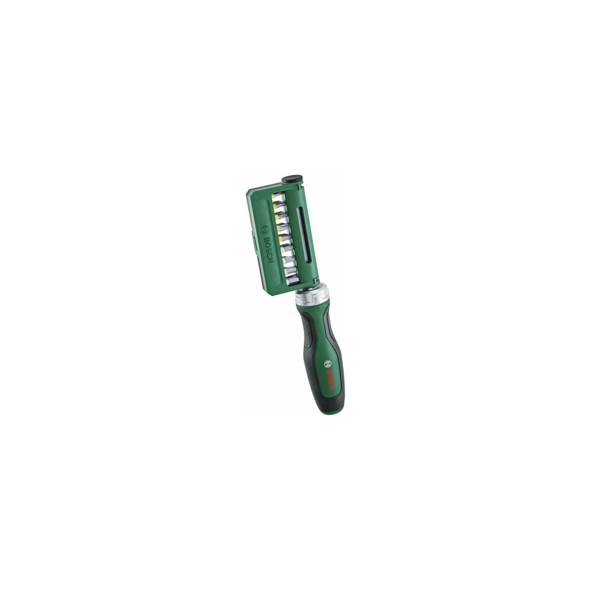 BOSCH Handwerkzeuge Ratschenschraubendreher mit 18 Bits (1600A02Z9A)
