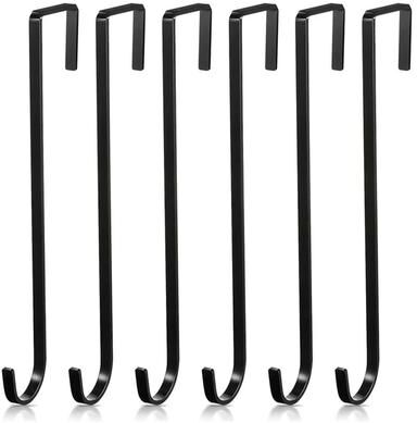 Uplift Essentials Metal Wreath Hanger For Front Door Over The Door Wreath Hook 15inch 1pc