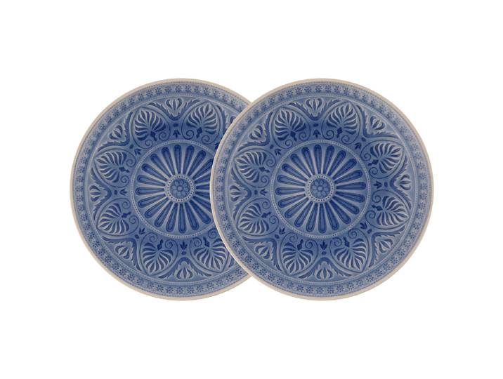 Essteller SUMATRA 2er-Set Ø 31cm Blau/Blau