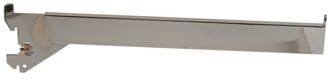 "Econoco - RR/14 - 14"" Chrome Rectangular Tubing Faceout For Superweight Line Surface Mounts Sold in Pack of 24"