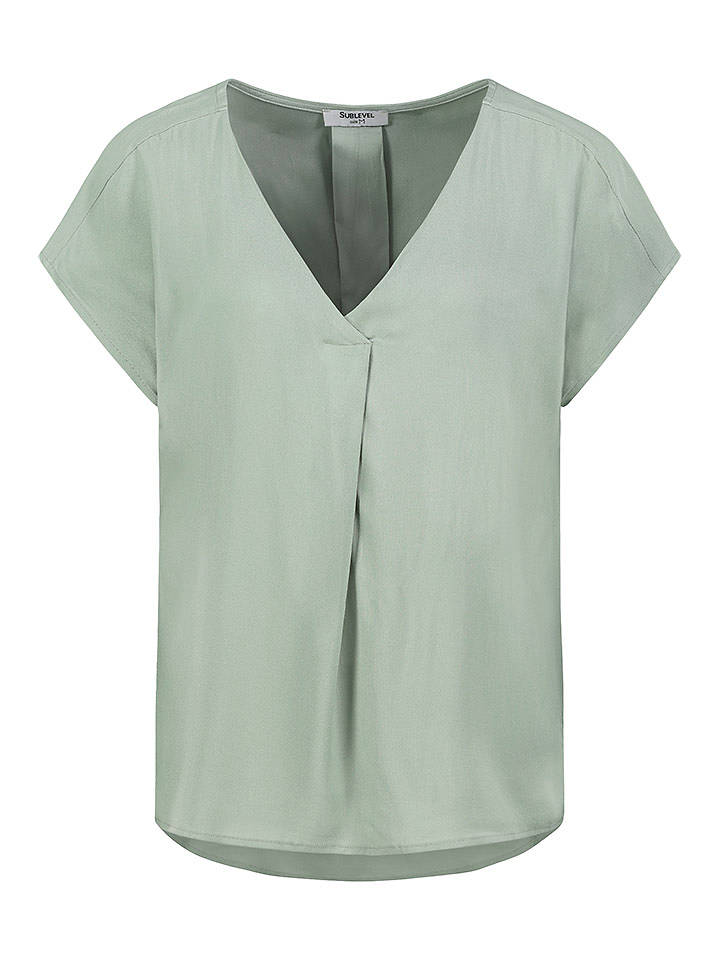 Sublevel Bluse in Hellgrün - S