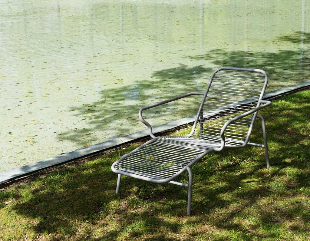Normann Copenhagen Chaiselounge (dunkelgrün) dunkelgrün