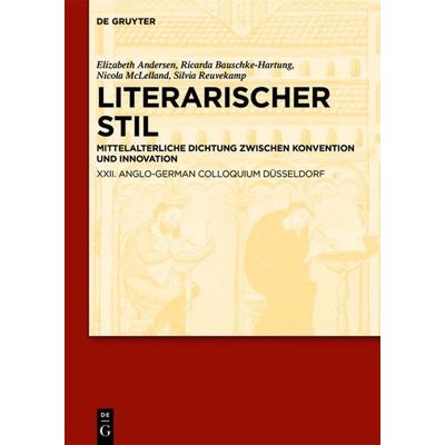 Literarischer Stil, Gebundene Ausgabe von , De Gruyter, 978-3-11-034471-4