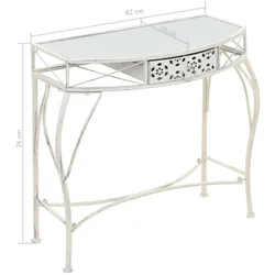 vidaXL, Couchtisch + Beistelltisch, Gareno (82 x 82 x 76 cm)