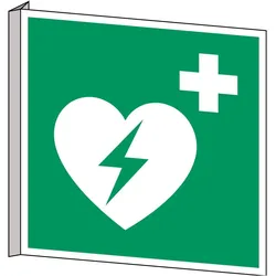 Brady, Sicherheitskennzeichnung, ISO Sicherheitskennzeichnung - Defibrillator