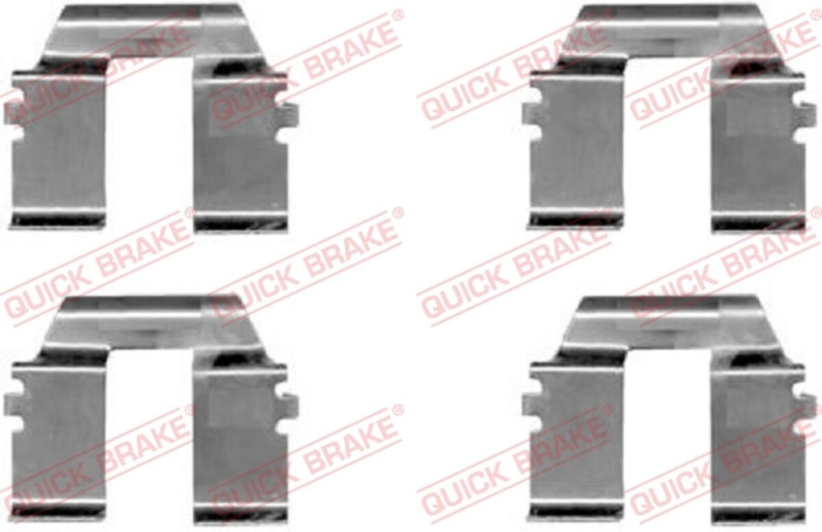 Zubehörsatz, Scheibenbremsbelag QUICK BRAKE 109-1232