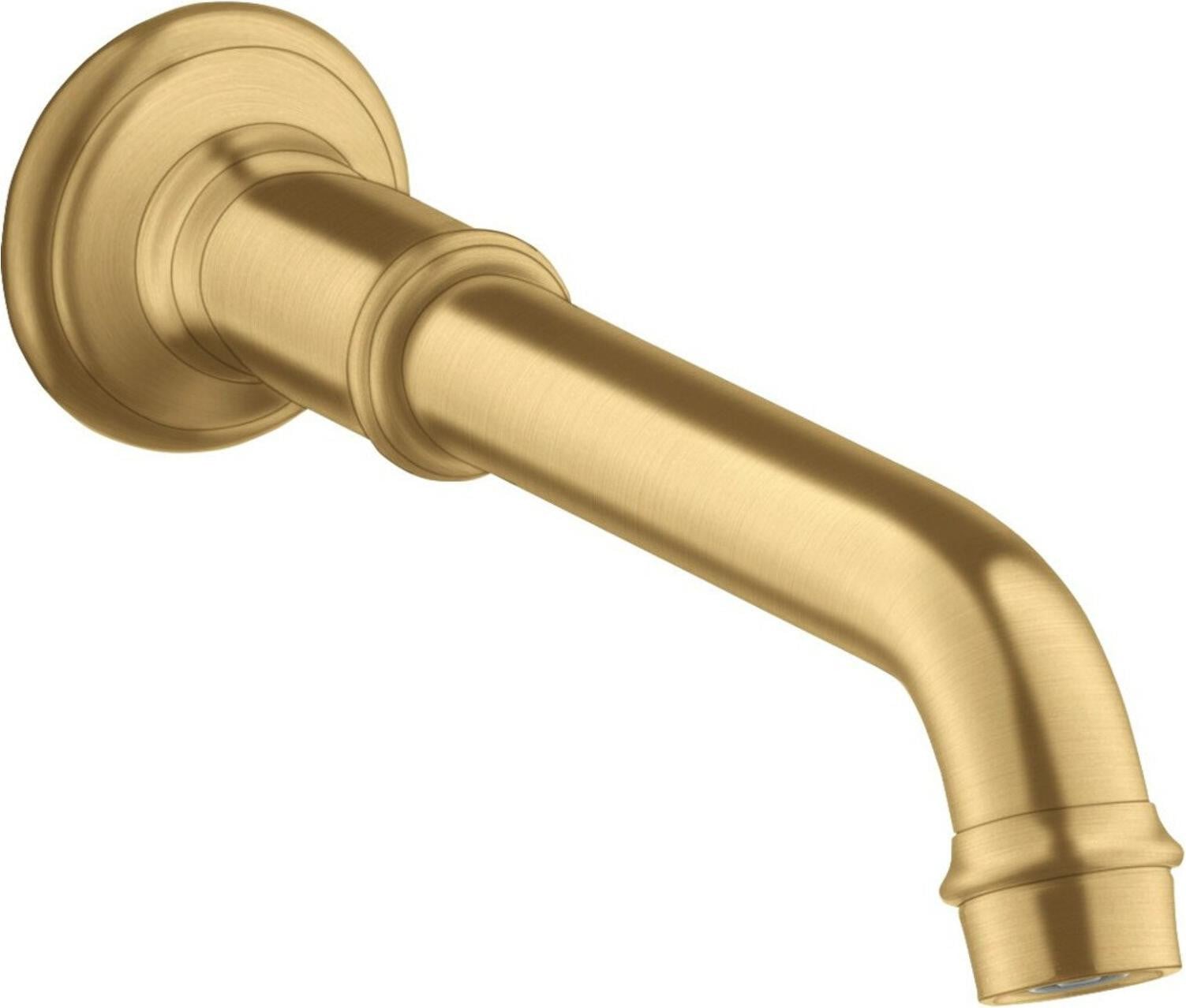 Hansgrohe Axor Montreux douchekop met geborsteld goudkleurige afwerking en uitlaat van 166-220 mm