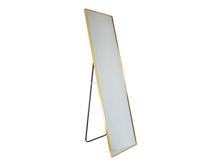 Fragix Standspiegel York Gold, Goldfarben, Metall, 40x150x4 cm, Spiegel, Standspiegel