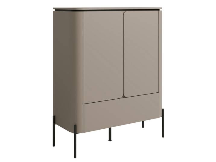 Zweitrürige Kommode Calderis mit Schublade 98 cm congo
