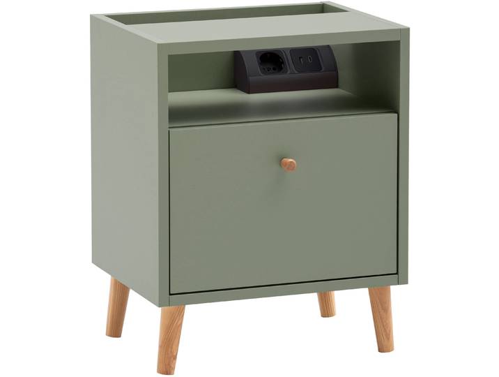 Nachtschrank SCHILDMEYER Bjarne, Nachtschrank, Made in Germany, B: 40,2 cm , pistazie, B:40,2cm H:50,1cm T:32,7cm, FSC-zertifizierter Holzwerkstoff, Schränke, Nachtschrank, Solide Verarbeitung - Dieses Produkt ist in Deutschland gefertigt