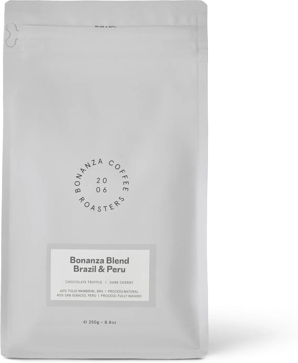 Bonanza Coffee Roasters -Blend Omni-Roast - 250 g Ganze Bohne - Intensität: 3/6