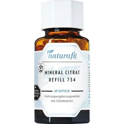 NATURAFIT Mineral Citrat Refill 734 Kapseln 60 St
