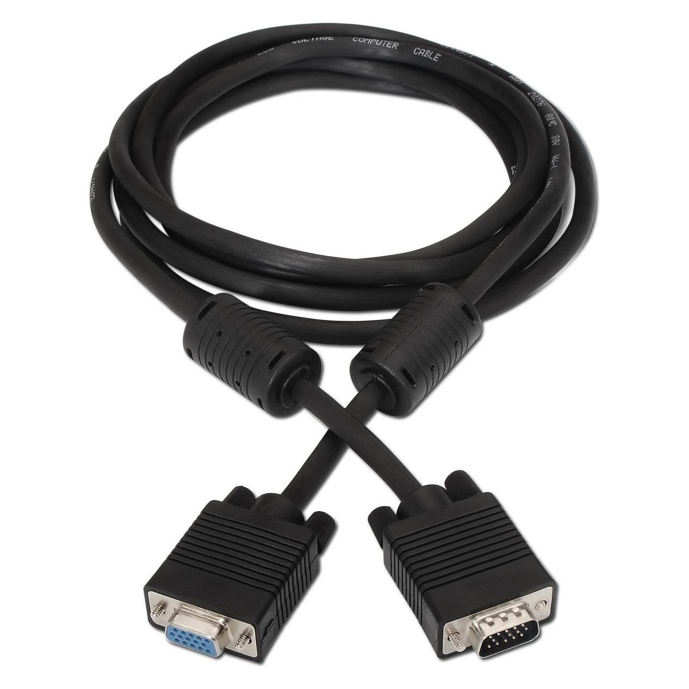 Aisens A113-0079 VGA-Kabel 3 m VGA (D-Sub) Schwarz (3 m) (A113-0079)
