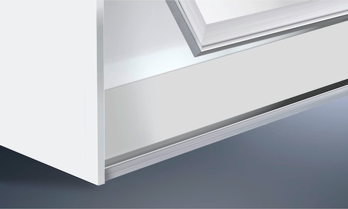 Würth Verzonken aluminium handgreep type OV voor kasten met greeploze fronten