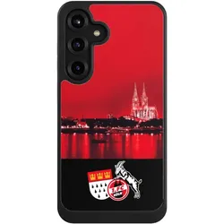 Nivocase Hülle für Samsung Galaxy S25+ Handyhülle NIVOcore Case Schwarz 1. FC Köln Offizielles (Samsung Galaxy S25+), Smartphone Hülle, Schwarz