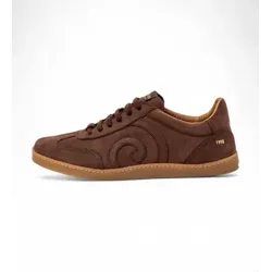 El Naturalista Unisex. 259161112005_012 Angenehme braune Lederturnschuhe (44), Wohnung, Schnürsenkel, Lässig
