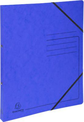 Ringhefter Exacompta, DIN A4, Rückenbreite 20 mm, 2 Rund-Ring Mechanik, blau