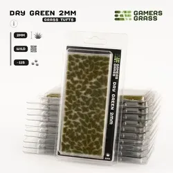 GamersGrass Dry Green 2mm Tufts