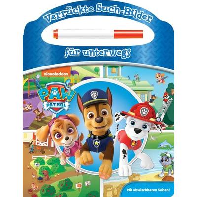 PAW Patrol - Verrückte Such-Bilder für unterwegs - Wimmelbuch - Pappbilderbuch mit Stift und abwischbaren Seiten, Gebundene Ausgabe von , Phoenix