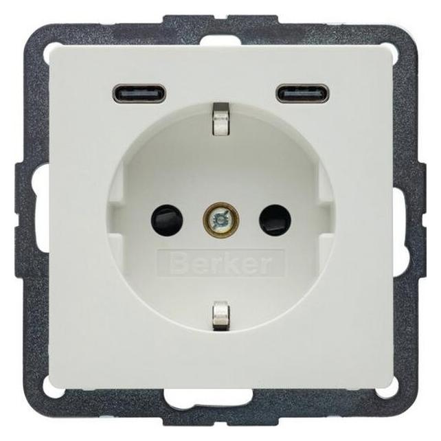 Berker Steckdose SCHUKO/USB CC 20W PD Q.x (48156089-Berker-)