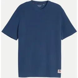 T-Shirt mit Used-Look Blau S