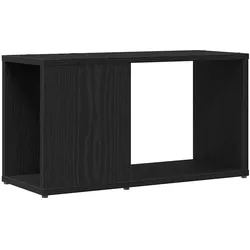 vidaXL TV-Schrank Schwarz Eichen-Optik 60x24x32 cm Holzwerkstoff