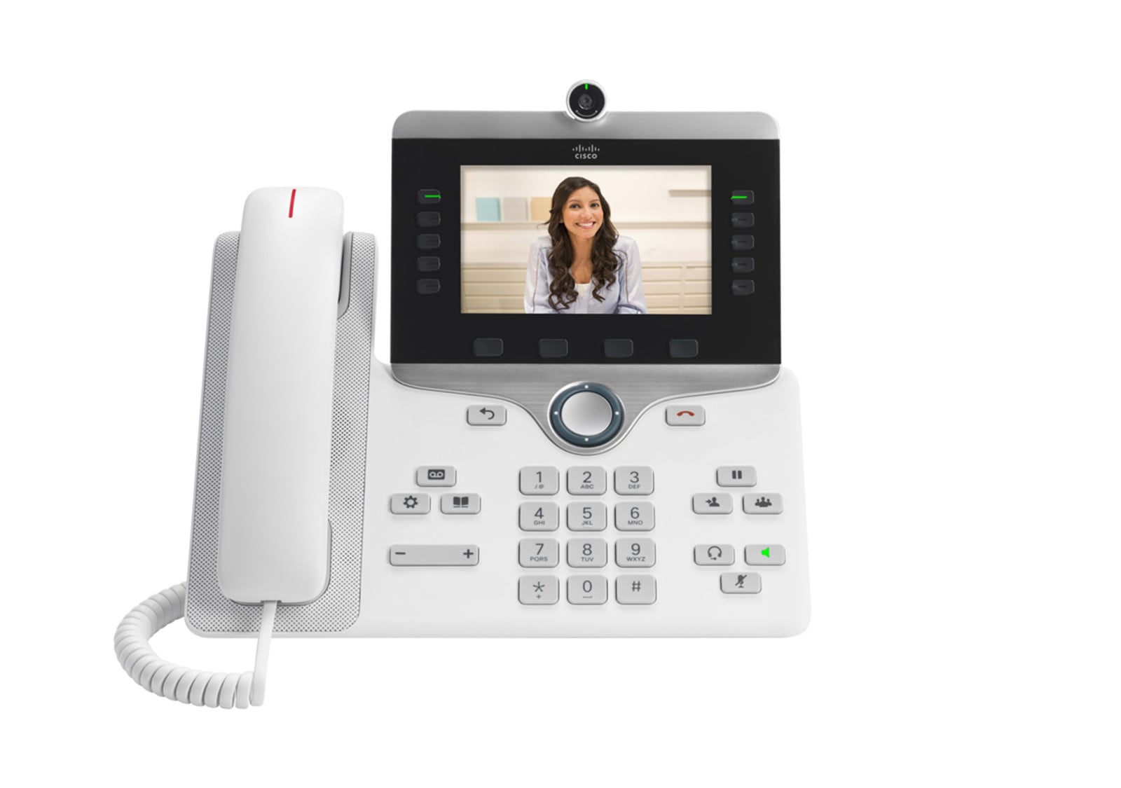 Cisco Unified IP-telefoon CP-8845-K9, antraciet, 5 inch kleurenbeeldscherm, Bluetooth, PoE, SIP, H.264