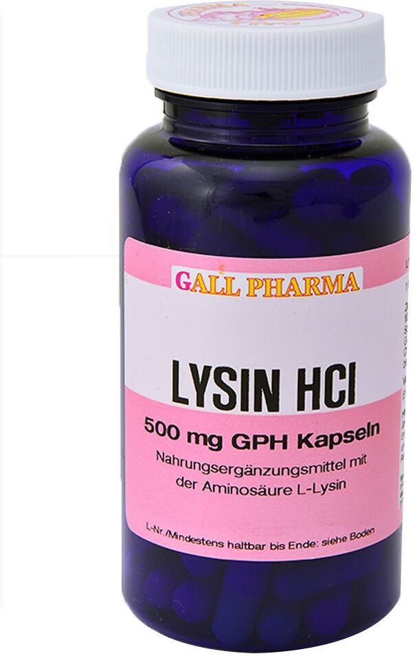 GALL PHARMA Lysin HCL 500 mg GPH Kapseln 250 St