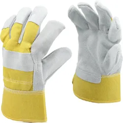 TRIZERATOP Bauhandschuhe Rindspaltleder Gr. 10
