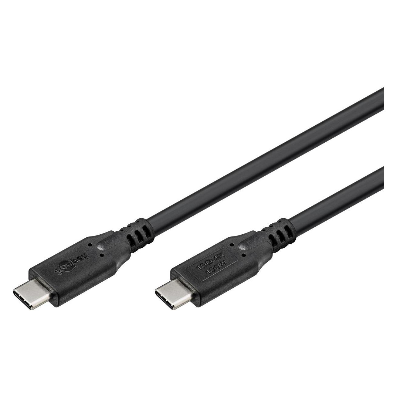 Goobay USB C - USB C (1.50 m, USB 3.2 Gen 1, 100 W) (74201)