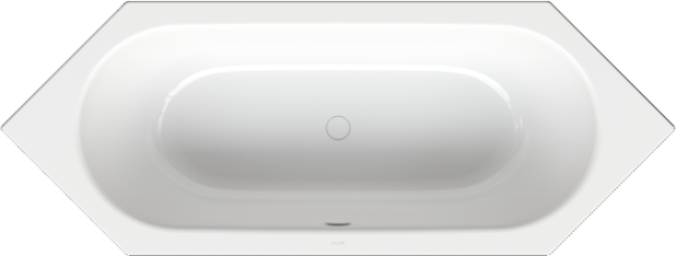 Bette BetteStarlet 6-Eck-Badewanne 2060-440AR 200x75x42cm, Antirutsch, snow