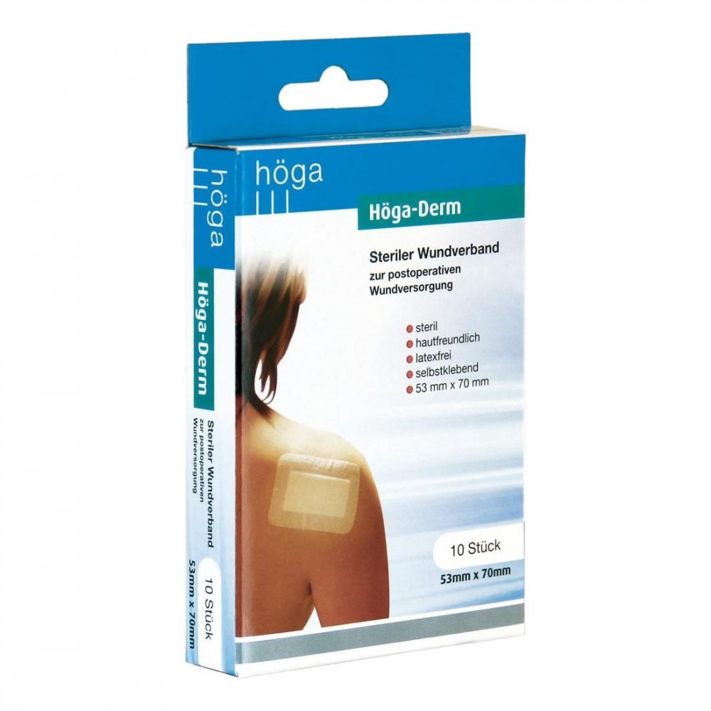 Höga-Pharm GmbH Höga Derm Pflaster 53mmx70mm steril 02483592