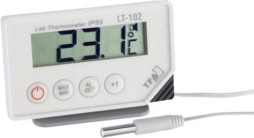 TFA Dostmann LT-102 Kabelgebundenes Thermometer Weiß 30.1034.K