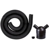 Absaugadapter-Set 4310630 schwarz, Ø 100mm > Ø 36mm