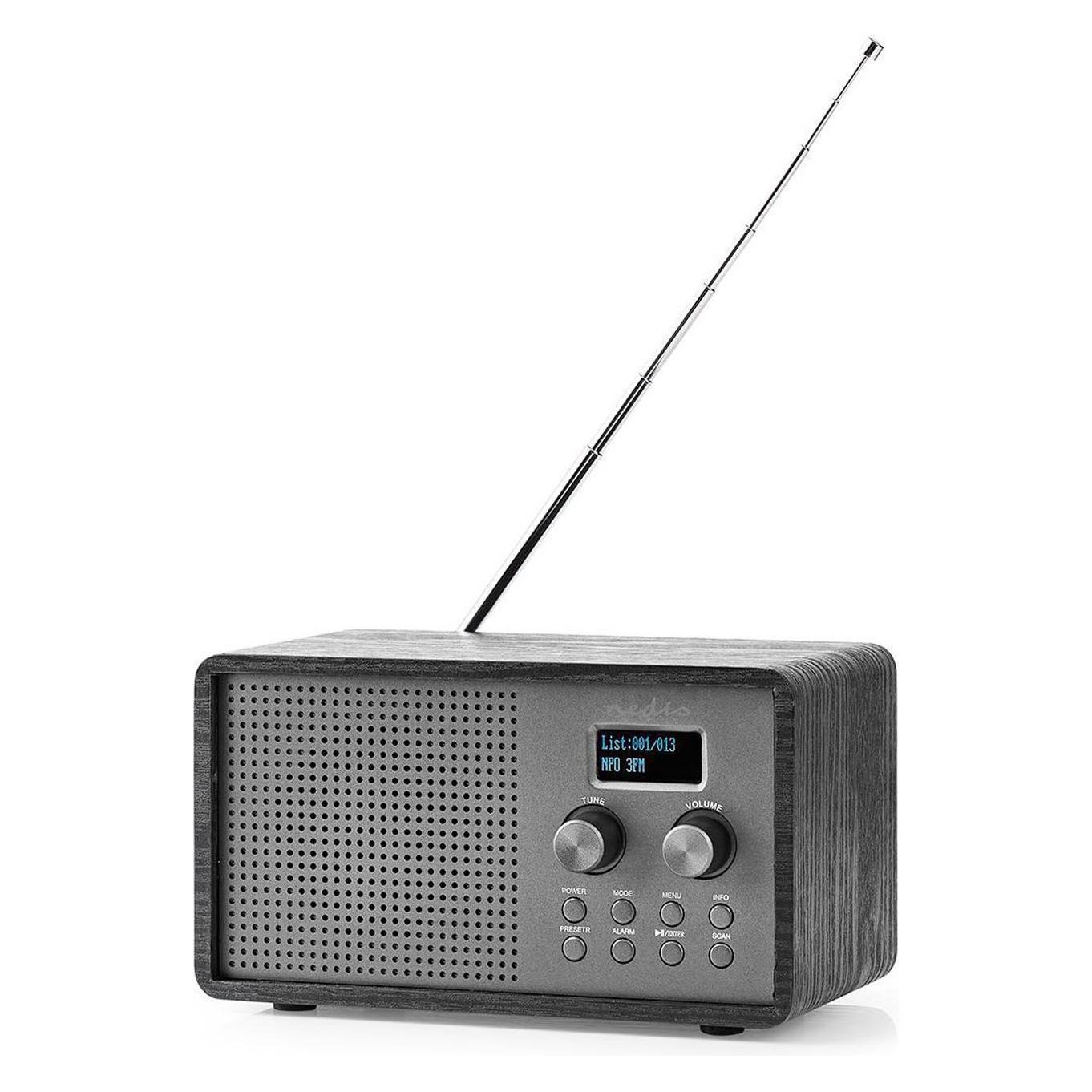 Nedis DAB+ Radio 4,5 W (DAB+, FM) (RDDB5110BK)