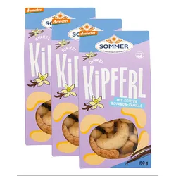 3er-Pack Sommer Dinkel Vanille-Kipferl