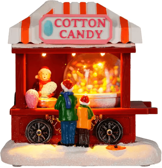 Inspire Picks LED Christmas Village House Lighted Musical Holiday Tabletop Decoration style E