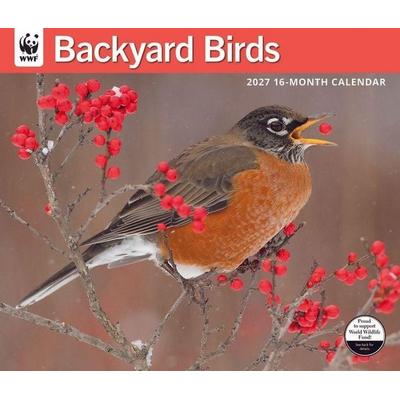 WWF Backyard Birds 2027 Deluxe Wall Calendar