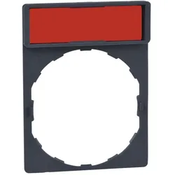 Schneider Electric ZB6YD21 Schildträger 24x28mm Größe 1, Ø 16, mit neutralem Schild  - 10 Stück