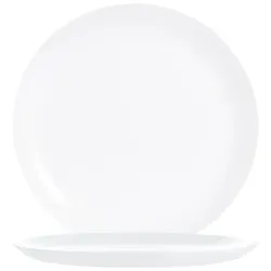 Arcoroc Coupteller »Evolutions White« flach - 25 cm weiß, 25x2x25 cm