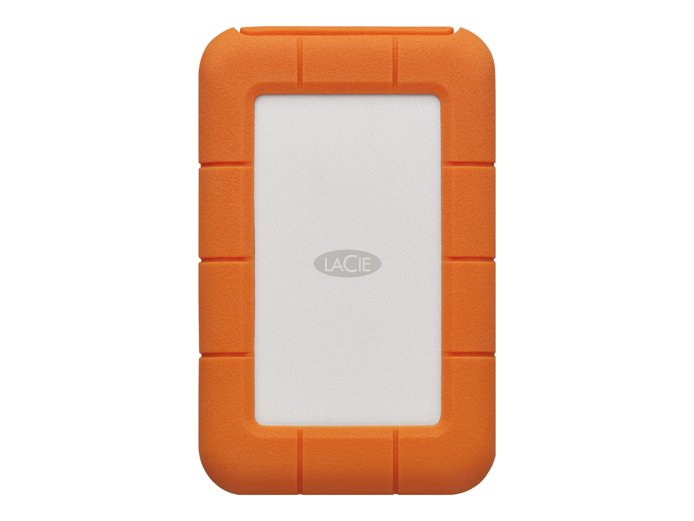 LaCie GmbH LaCie Rugged 2 TB 2.5 Zoll USB-C 3.0 (5Gb/​s) externe Festplatte HDD STFR2000800